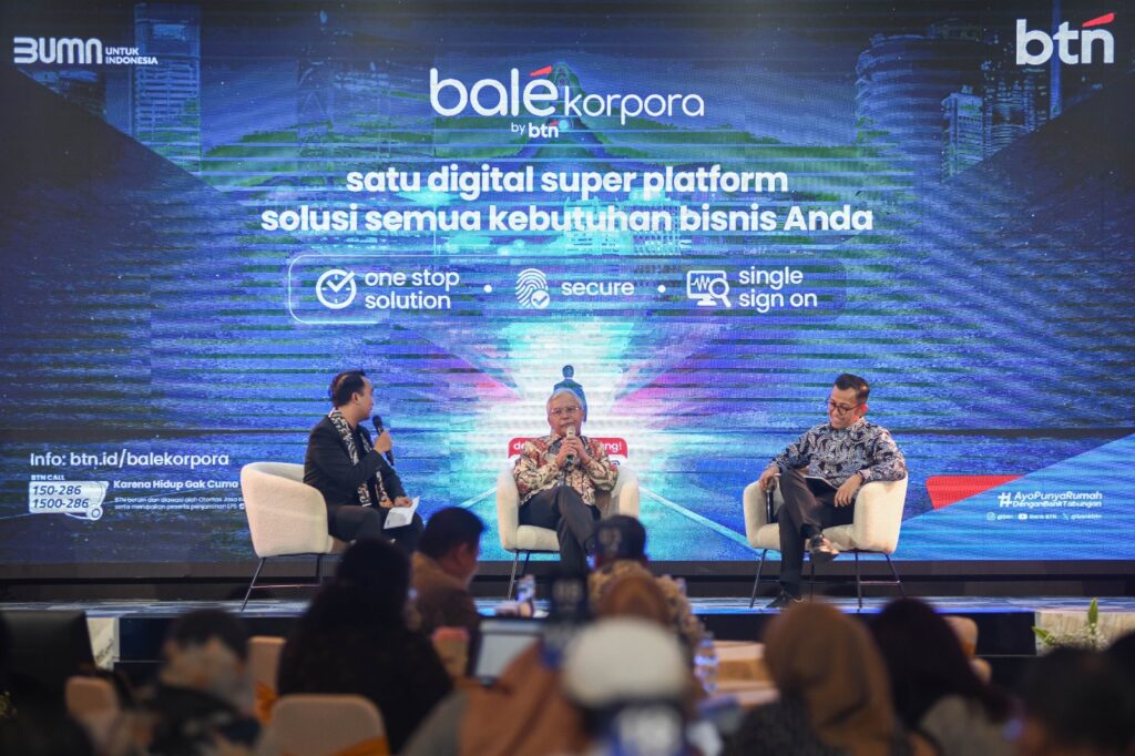 Dengan adanya fitur-fitur yang lebih menarik di Bale Korpora, kami berharap fee based income pada tahun ini dapat meningkat di kisaran 70% dibandingkan tahun 2024 Bale Korpora diharapkan dapat menjadi salah satu penggerak pertumbuhan bagi pendapatan BTN di luar bunga, yaitu fee based income