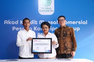 Penandatanganan Kerjasama antara Nobu Bank dan Pesona Kahuripan berlangsung di Kantor Pusat Pesona Kahuripan di Desa Cikahuripan, Kecamatan Kalapanunggal, Bogor, Jawa Barat ini dilakukan oleh Angga Budi Kusuma, Direktur Utama PT Hikmah Alam Sentosa, dan Juanita Amanda Luthan, Chief Consumer Officer Nobu Bank