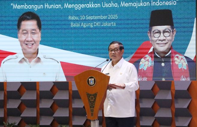 Gubernur DKI Jakarta Pramono Anung menyatakan dukungan Pemerintah Provinsi (Pemprov) DKI Jakarta terkait program pemerintah pusat dalam menyediakan tiga juta rumah dengan harga yang terjangkau.