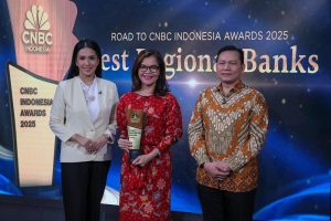 Bank Jakarta raih penghargaan ESG dari CNBC Award 2025.