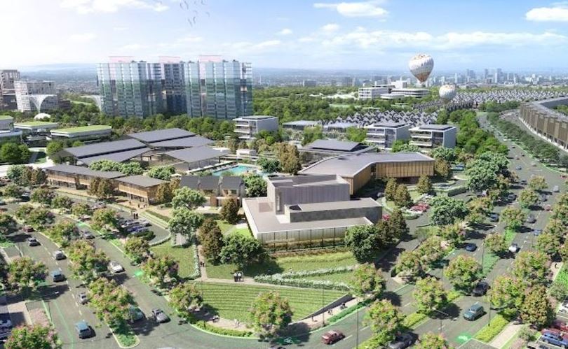 Ecovia merupakan kawasan hunian dan komersial baru yang menjadi ekspansi dari Kota Wisata. Proyek ambisius ini dikembangkan di atas lahan seluas 156,56 hektare dan mengusung konsep green living untuk mendukung gaya hidup berkelanjutan.