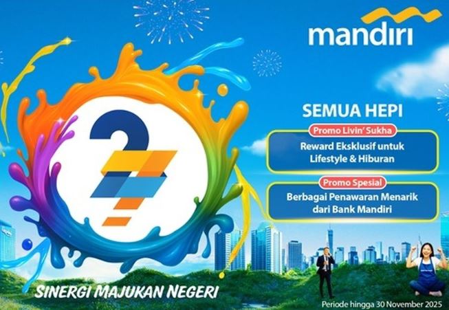 Selain itu, Bank Mandiri juga memberikan kesempatan bagi nasabah untuk mengikuti undian berhadiah mobil serta menikmati berbagai promo menarik dari developer ternama di Indonesia.