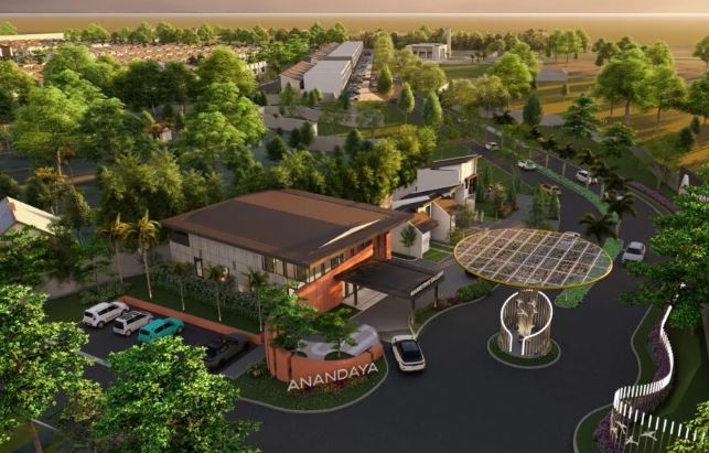 Synthesis Development mengembangkan Anandaya Home Resort dengan gaya resort dengan Fasilitas bintang lima yang dikembangkan di atas lahan 80 hektar.