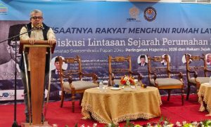 “Di antara semua institusi yang lain, kampus dan sebagainya, apalagi pengusaha, saya kira HUD Institute termasuk yang paling keras menyuarakan. Tapi menurut saya belum revolusioner. Negara harus hadir sepenuh hati,” tegas Fahri